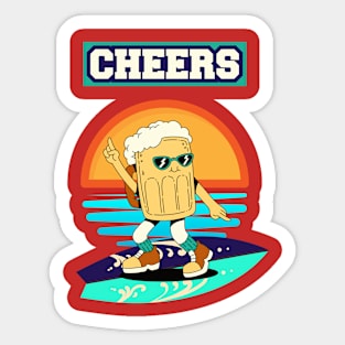 Cheers Sticker